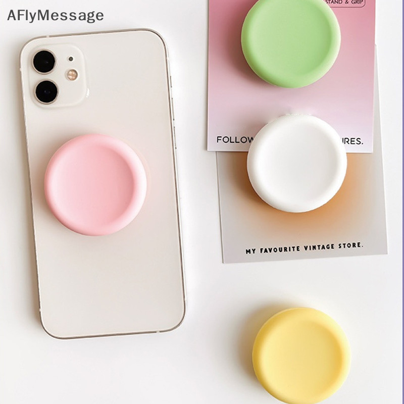 Afl ที่วางโทรศัพท์ ซิลิโคน สากล Android สมาร์ทโฟน ที่มีสีสัน จับนิ้ว โต๊ะ ขาตั้ง สําหรับ IPhone Samsung Xiaomi Huawei TH