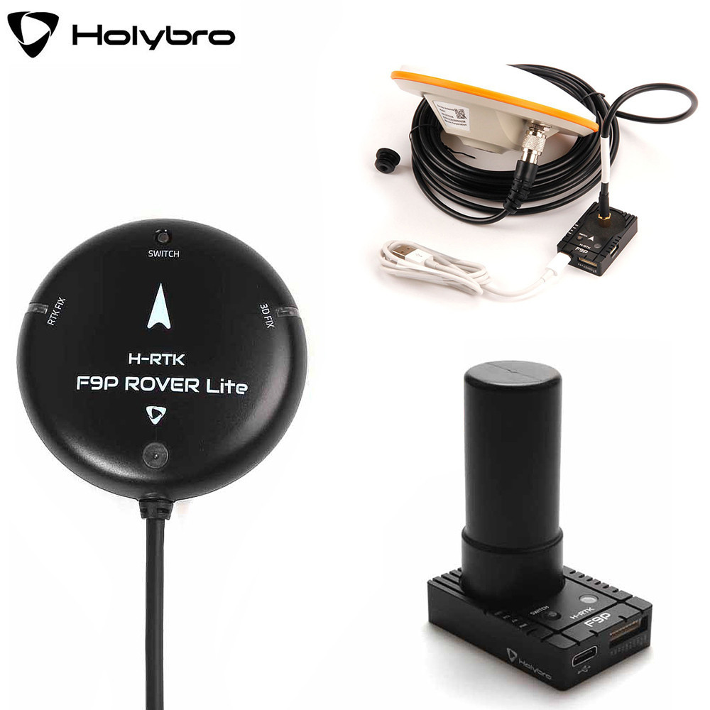 Holybro H-RTK F9P GNSS Series H-RTK F9P Rover lite /Rover lite 2nd GPS /F9P ฐานเฮลิคอล / F9P