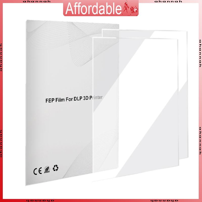 Ah 2PCS FEP ฟิล์ม 200x280x0 1 มม.LCD SLA เรซิ่นฟิล์มแผ่นสําหรับ SLA DLP 3D เครื่องพิมพ์