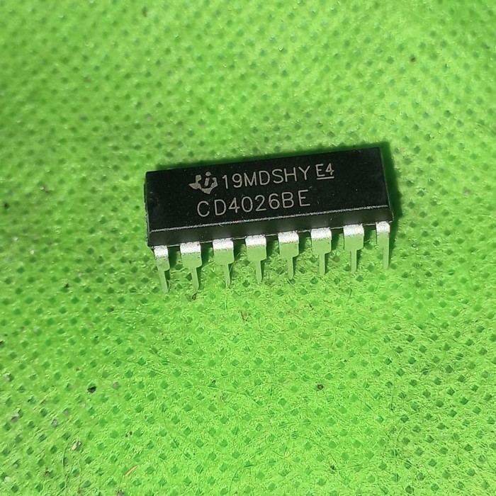IC CD4026BE CD4026 CD 4026 BE 4026BE HCF4026 HCF 4026 A Fajar electro 2