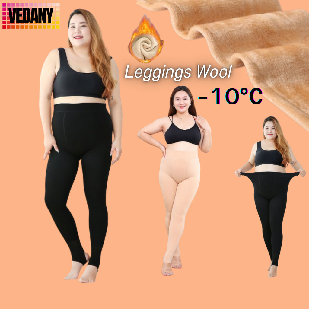 🔥เลกกิ้งกันหนาว ฮีทเทค HEATTECH Leggings Big size กางเกงบุขนคนอ้วน บุขนสาวอวบ VDN-Pants 420