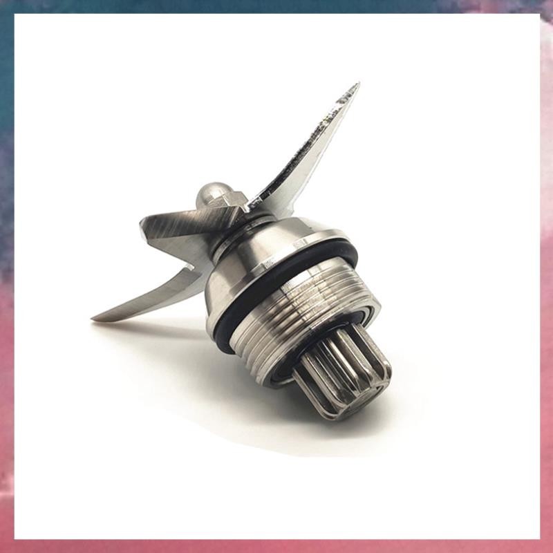 ใบมีดเครื่องปั่นสแตนเลส 4 ใบเปียกใบมีดประกอบอะไหล่เหมาะสําหรับ Vitamix Ice