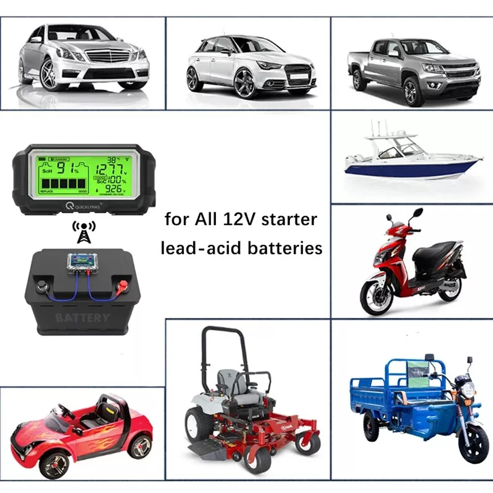 Quicklynks BM5-D เครื่องทดสอบแบตเตอรี่12V การตรวจสอบสุขภาพแบตเตอรี่ เครื่องวิเคราะห์แบตเตอรี่ หน้าจอ LCD ดูSOC SOH ราคา ถูกที่สุด ดีลบีเคเค แกลเลอรีภาพที่ 8