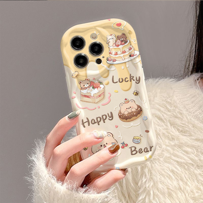 🌵Sole🌵ส่งจากไทย เคสโทรศัพท์มือถือนิ่ม สเตอริโอ เคสไอโฟน กันกระแทก IPhone 16 15 14 13 12 11 Promax 7 8Plus X/XSMax
