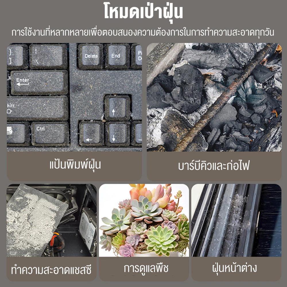 เครื่องดูดฝุ่นในรถยนต์ 120W 4300Pa thumbnail 8