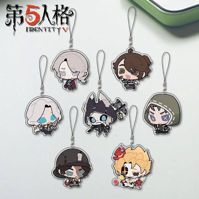 Identity V โทรศัพท์มือถือ Lanyard Frederick Kreburg สายรัด Aesop Carl แขวนเชือกอะคริลิคจี้เคสโทรศัพท์อุปกรณ์ตกแต่ง