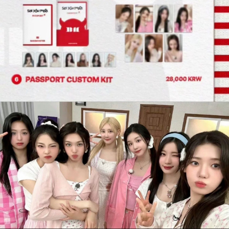 ขายร้อน Babymonster Photocard Seoul fm Passport Card ชุดนอนชุดการ์ด AHYEON RORA ASA