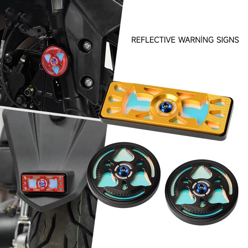 สําหรับ KYMCO RKS 150 ดัดแปลงแผ่นสะท้อนแสง Racing H150/X150 Luminous แผ่นเตือน Light Reflector