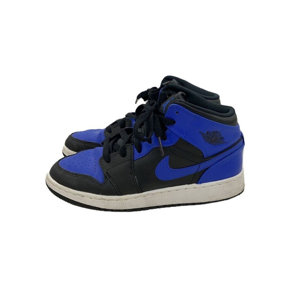 Nike รองเท้าผ้าใบคุณภาพสูง AIR JORDAN 1 MID GS_AIR GS 23.5cm BLU ส่งตรงจากญี่ปุ่นมือสอง
