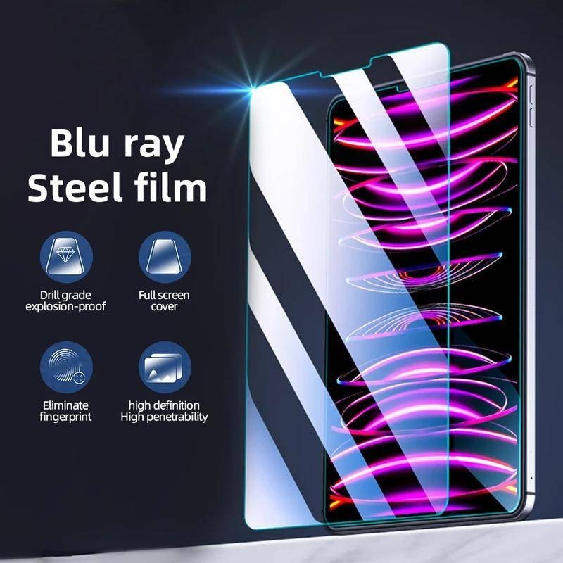 Ipad Mini7 100D Anti Blue Light ฟิล์มกระจกนิรภัยสําหรับ iPad Mini 7 2024 Air 10 9 8 7 6 5 4 3 2 1 Pro 7.9 8.3 9.7 10.2 10.5 10.9 11 12.9 นิ้ว Anti Scratch แท็บเล็ตป้องกันหน้าจอ