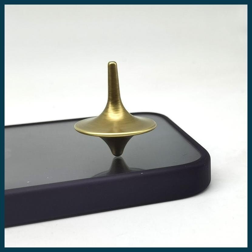 โลหะ Totem Inception Gyro Silver Hand Spinning Top ปลายนิ้วขนาดเล็ก Cyclone Gyroscope Antistress Fid