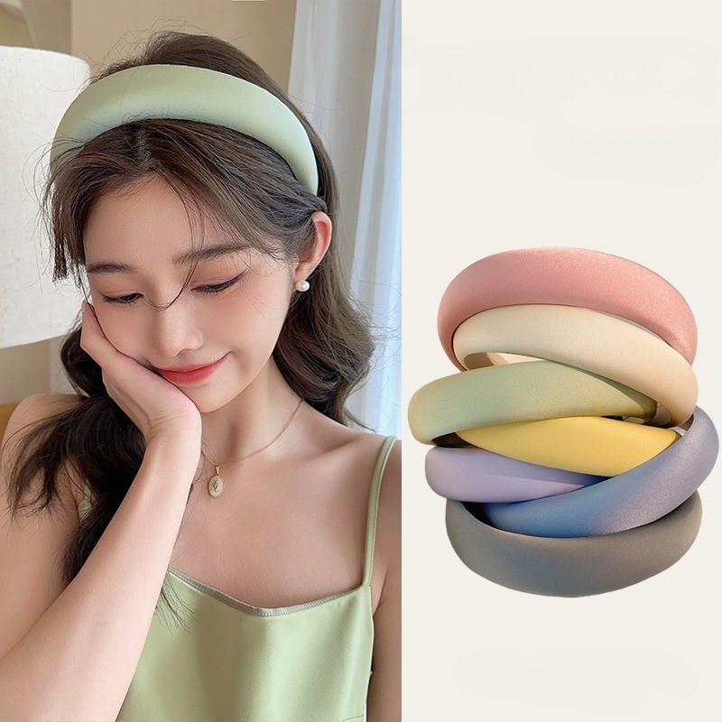 ที่คาดผมฟองน้ําสูง สีแคนดี้ ฤดูใบไม้ผลิ สําหรับผู้หญิง