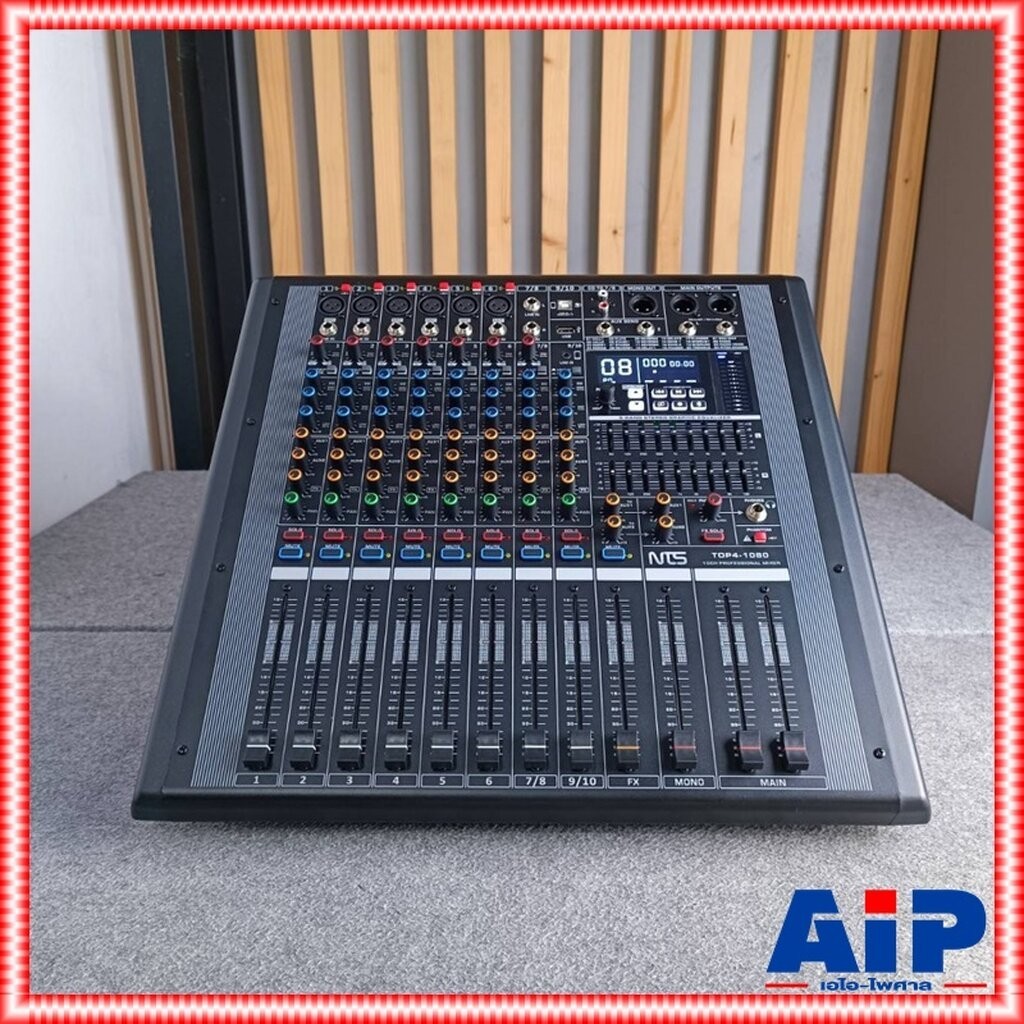 NTS TOP4-1080 POWERMIXER 4CH เอฟเฟคแท้ เพาเวอร์มิกเซอร์ มิกซ์NTS เครื่องเสียง เครื่องผสมสัญญาณเสียง เครื่องปรับแต่งเส...