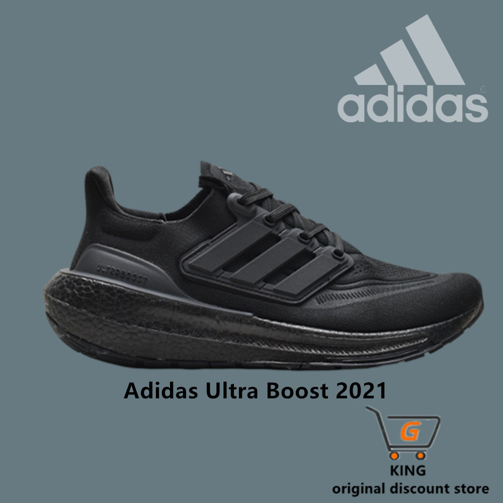 Adidas AD Ultra Boost 2021 "White Clear Blue" UB2021 Full length Popcorn Casual Sports Running Shoe 003