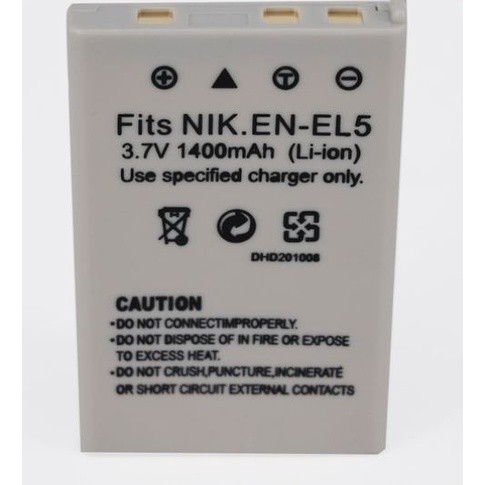 แบตกล้อง NIKON EN-EL5 ใช้กับกล้อง Coolpix 3700, Coolpix 3700Nikon Coolpix 4200, Coolpix 4200Nikon Co