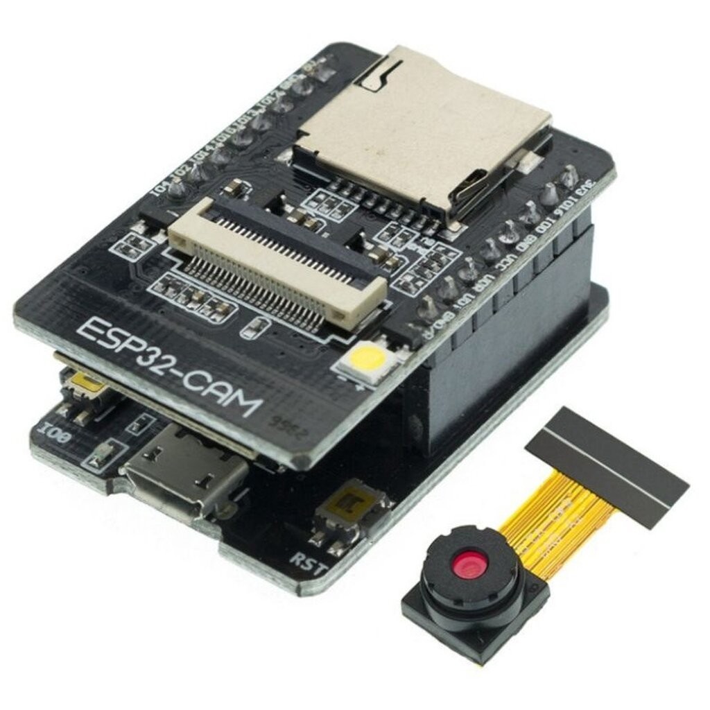 ESP32 CAM with OV2640 module โมดูล ESP32-Cam พร้อมกล้อง OV2640 สำหรับ Arduino