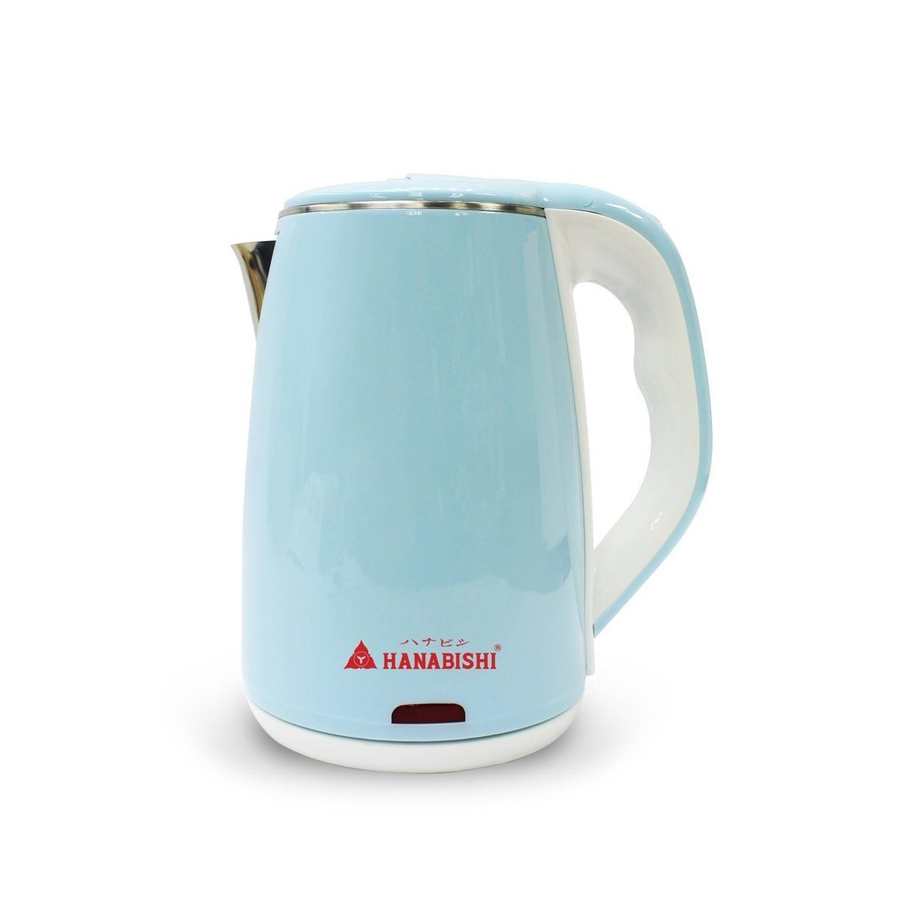 กาต้มน้ำไฟฟ้า HANABISHI กาน้ำ กาต้มน้ำ กาต้มน้ำไฟฟ้า HMK-1901 สีม่วง 1.8 L