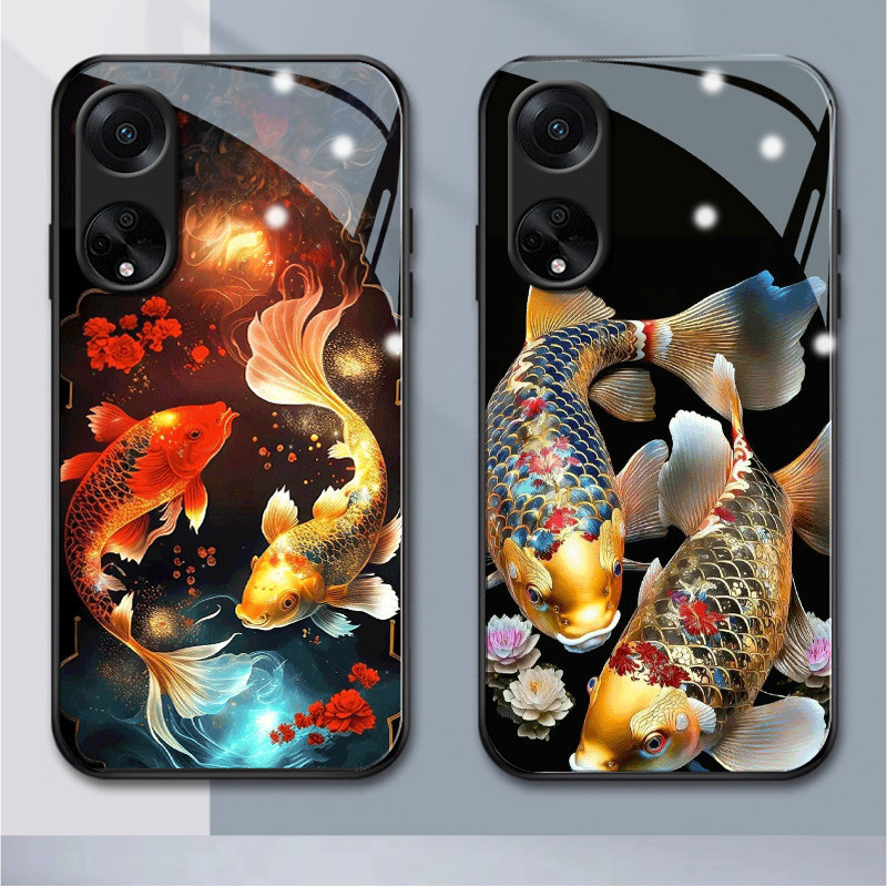 Goldfishzzdiy เคสซิลิโคนนิ่ม กันกระแทก สําหรับ OPPOA98 A96 A95 A94 A93 A92 A91 A83 A78 A74 A72 A71 A85 A57 A55 A92020 A7 A8 (HB1-1167)