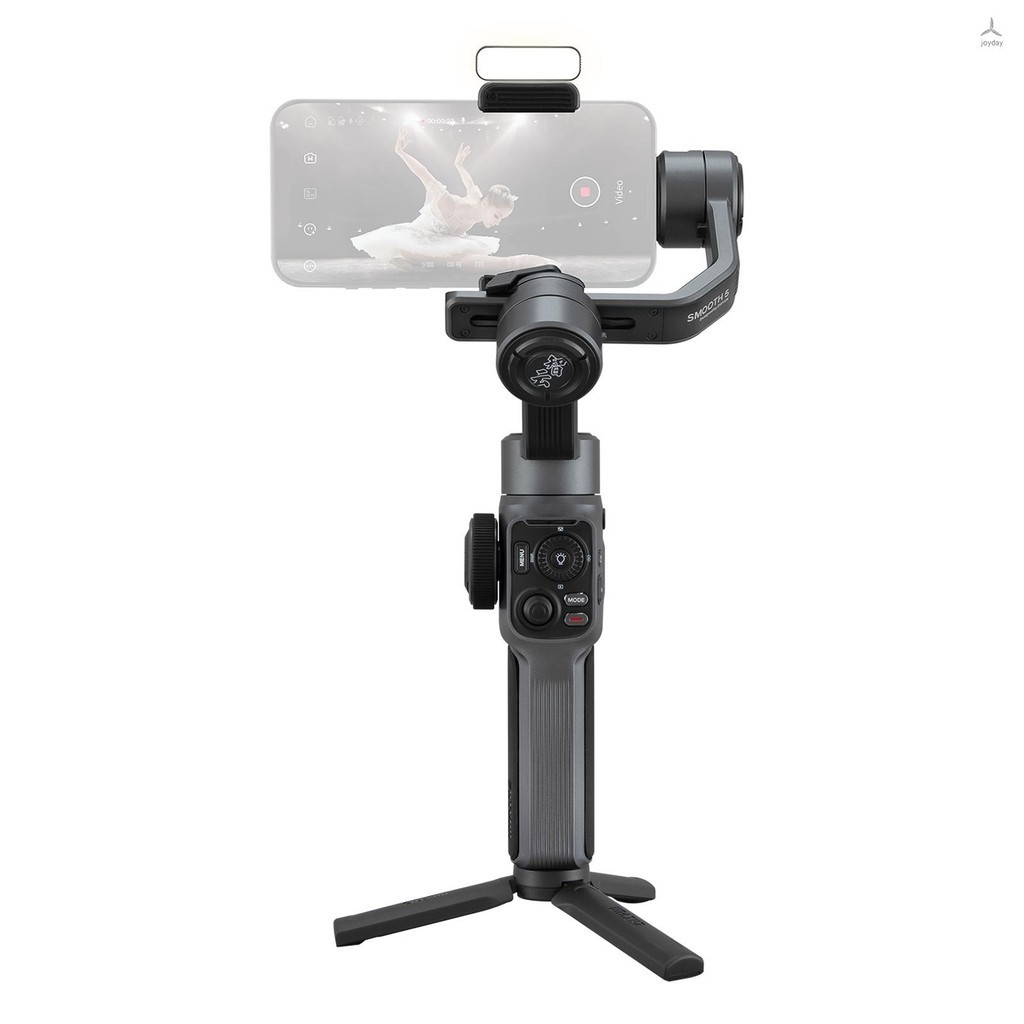 Joyday ZHIYUN Smooth 5 ขาตั้งกล้องสมาร์ทโฟน 3 แกน แบบมือถือ ซูมได้ สําหรับ Smartpho