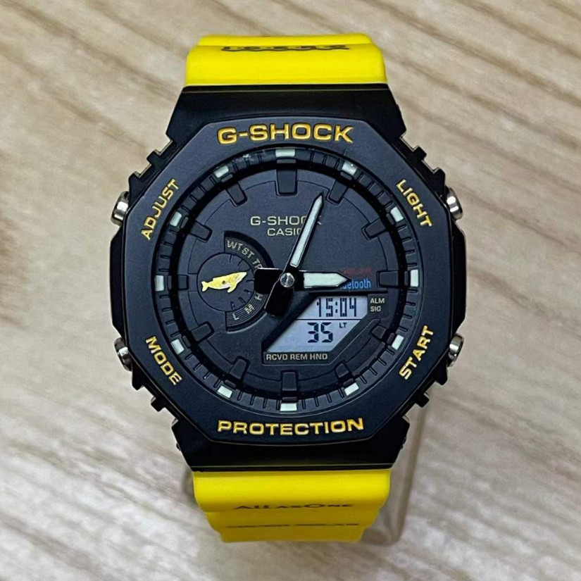 Casi/*o G SHOCK GA-2100 นาฬิกาสปอร์ต GA2100 นาฬิกา UNISEX COLLECTION ANALOG-DIGITAL AUTO LIGHT POWER