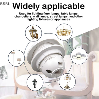 BSBL หลอดไฟ Led ฐานโคมไฟผู้ถือ AC Lampholder E14 E27 M10 ซ็อกเก็ตจี้ไฟฟ้าซ็อกเก็ตสกรูโคมไฟ Shade Converter BL