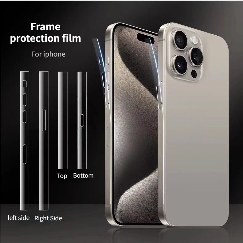สติกเกอร์ฟิล์มไฮโดรเจล เนื้อแมตต์ ป้องกันรอย สําหรับ iPhone 15 14 13 12 11 Pro Max 15 14 Plus 12 13 Mini