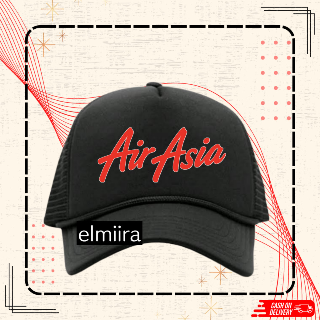 หมวกรถบรรทุก Air Asia แบบกําหนดเอง