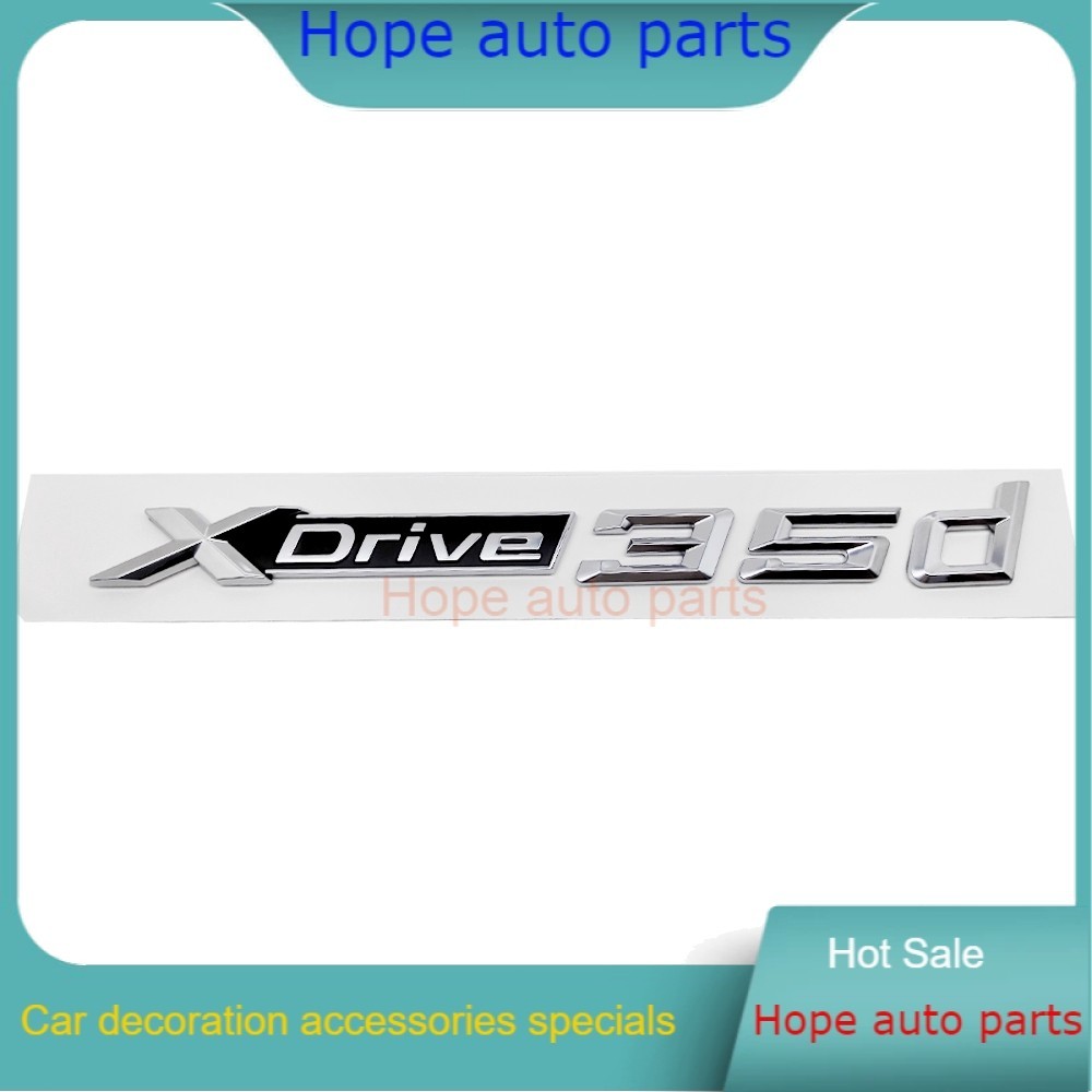 ใหม่ สติกเกอร์อัพเกรด ลายโลโก้ตัวอักษร สําหรับ BMW X1 X2 X3 X4 X5 Series E53 E70 E83 Xdrive 20d 25d 