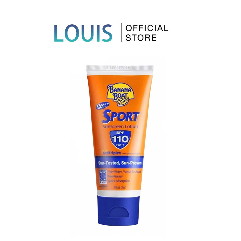 [ของแท้ 100%] banana boat sunscreen lotion บานาน่าโบ๊ท ครีมกันแดดกลางแจ้ง spf110 PA ++++ ครีมกันแดด