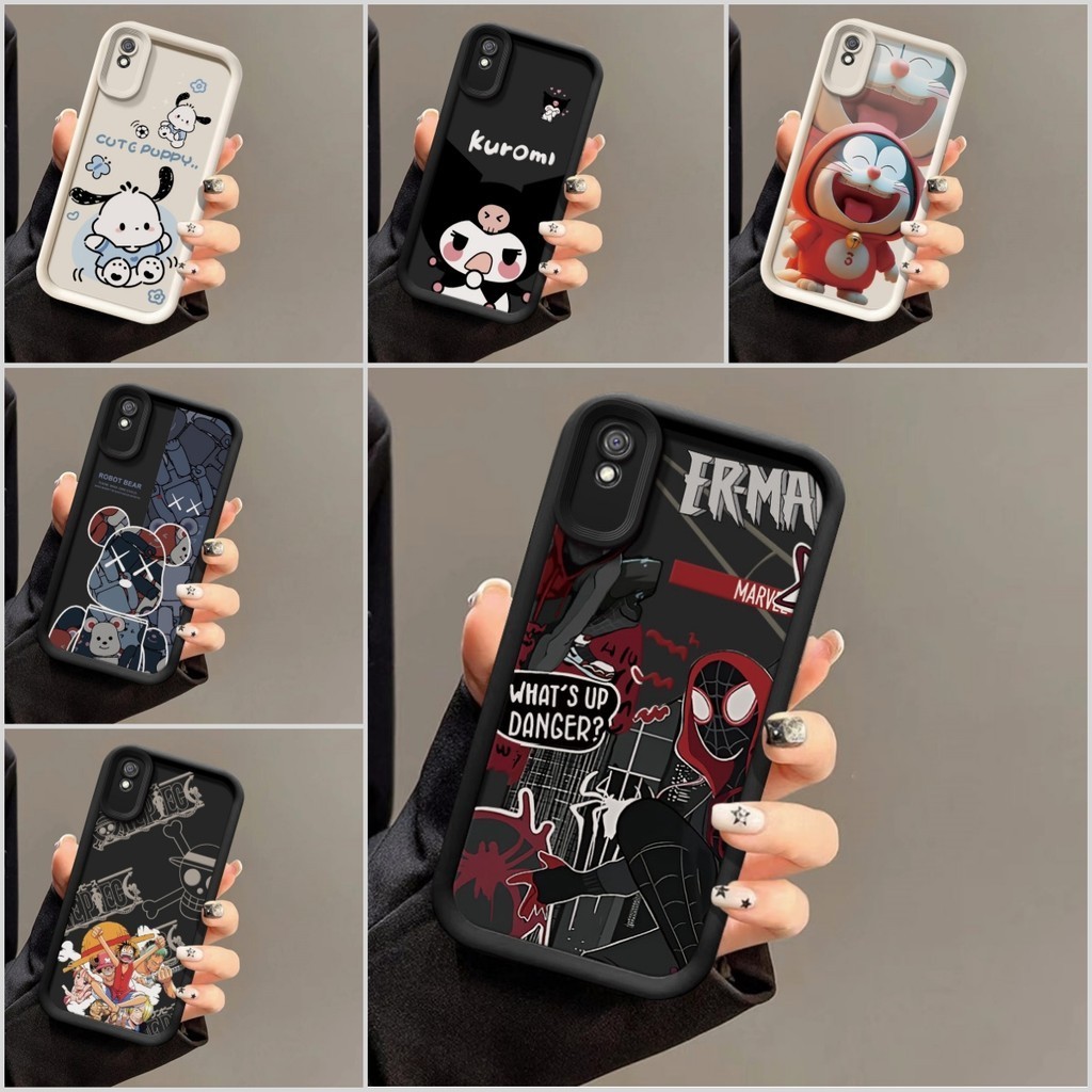 เคส Redmi 9A 9T รูปแบบอะนิเมะ TPU Soft ซิลิโคนป้องกันการตกกรณีโทรศัพท์ HTTY