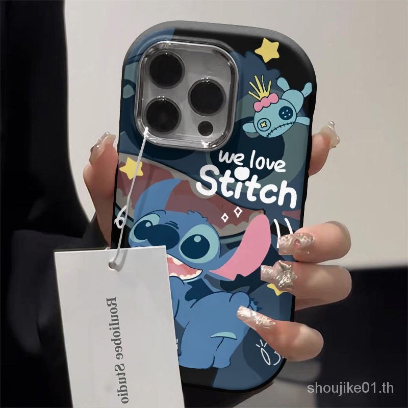 เคสมือถือ แบบนิ่ม ลายสติทช์ กันกระแทก สําหรับ Iphone 15 14 Pro Max 15 Pro Iphone XS 15 15 Pro Max 14 13 12 11