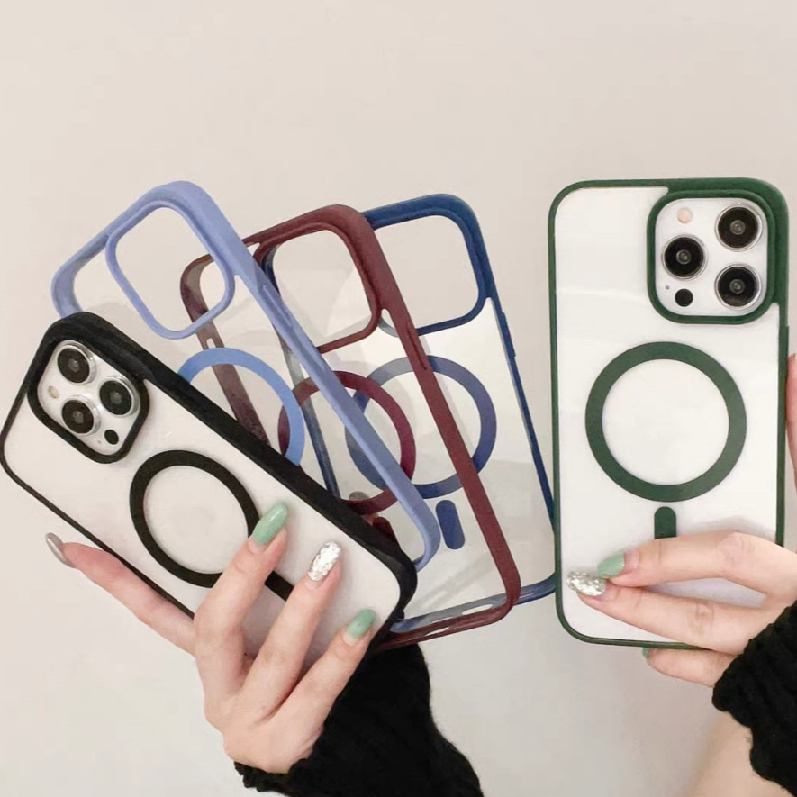 372.เคสการชาร์จไร้สาย สำหรับไอโฟน11 Case แม่เหล็ก ทุกรุ่น เคส ชาร์จไร้สาย สําหรับ iPhone 15 14 13 12 11 Pro Max Promax