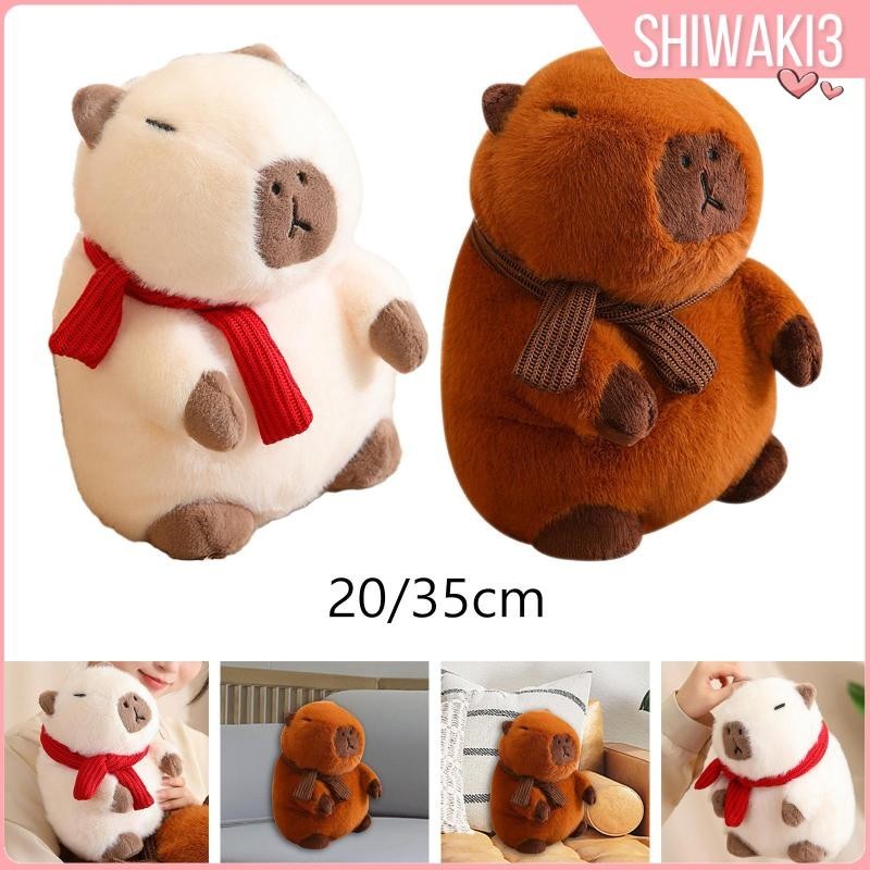 [Shiwaki3] ตุ๊กตาสัตว์ ยัดไส้ โซฟา เครื่องประดับ การ์ตูน Capybara ของเล่น สําหรับของขวัญวันเกิด อุปกรณ์งานเลี้ยง เด็ก ผู้ใหญ่ เด็กผู้ชาย เด็กผู้หญิง