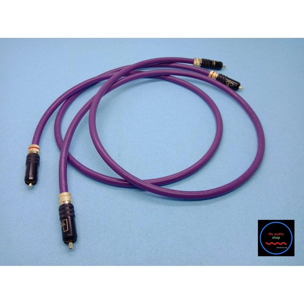 สายเสียง สายสัญญาณ RCA BELDEN belden หัว wbt พร้อมใช้งาน จำนวน2เส้น รบกวนอ่านรายละเอียด