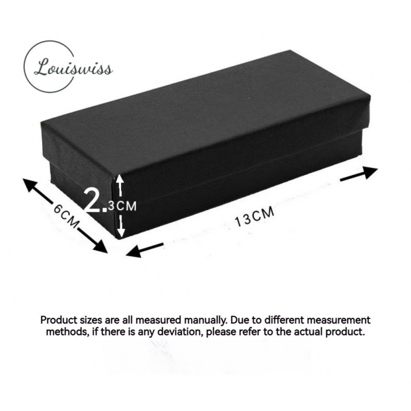 Louiswiss กล่องเก็บนาฬิกาข้อมือ ขนาด 13x6x2.3 ซม. สําหรับเป็นของขวัญ