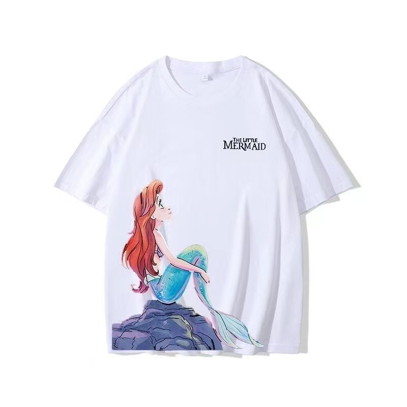 เสื้อยืด Disney Little Mermaid ไซส์ S-5XL ใหม่