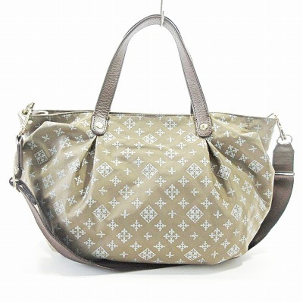 Rasit RUSSET 3 Way Shoulder Bag Handbag Total Pattern Nylon Direct from Japan Secondhand