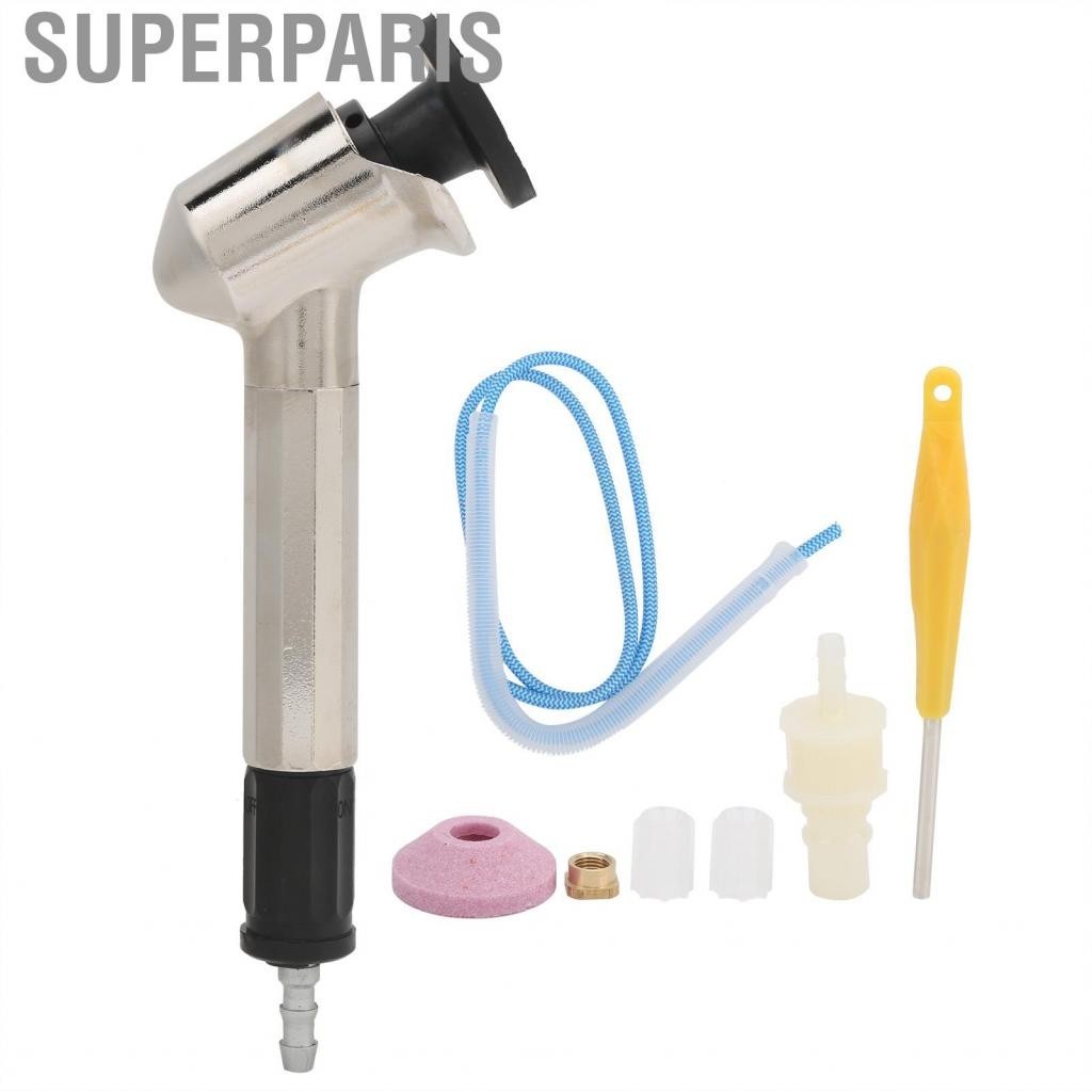 Superparis Mini Pneumatic Polishing Machine Elbow Grinding Pen Adjustable Speed Tool