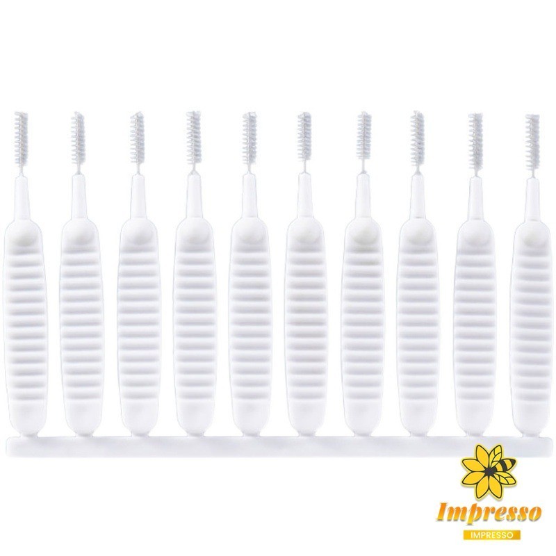 Impresso 10pcs แปรงทําความสะอาดรูหูฟัง แปรงทําความสะอาดช่องเล็ก Mini brush - รูปที่ 7