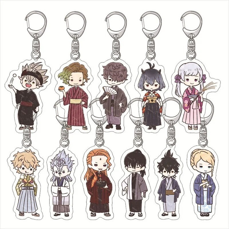 พวงกุญแจอนิเมะ Black Clover: Sword of The Wizard Th? อะไร?วิธีสะสม?ที กระเป๋าเป้สะพายหลัง อุปกรณ์ตกแ