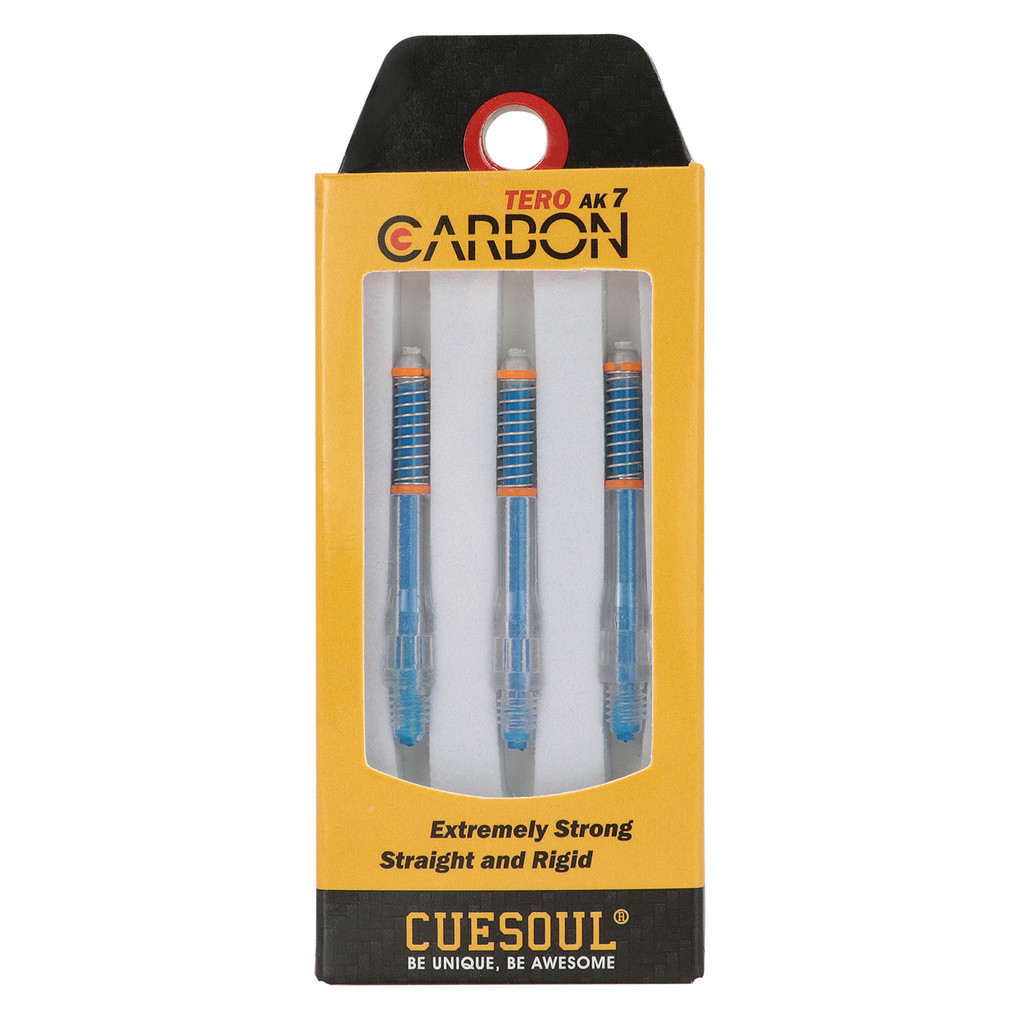 CUESOUL TOERO AK7 ไม้ธนูคาร์บон สปริงแบบขยายได้ สีฟ้า, ชุด 3 ชิ้น