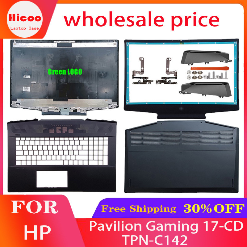 ใหม่ เคสแล็ปท็อป LCD ด้านหน้า ด้านหลัง สําหรับ HP Pavilion Gaming 17-CD TPN-C142