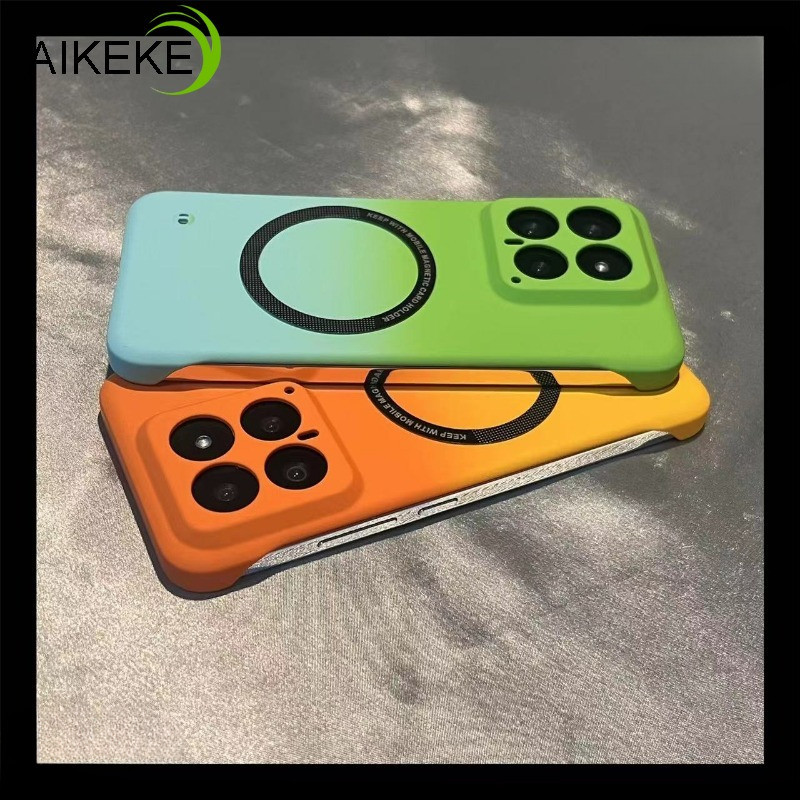 เคสโทรศัพท์มือถือ PC แข็ง แบบแม่เหล็กไร้สาย ไร้กรอบ เรียบง่าย สําหรับ Vivo Y16 Y02S Y76S Y74S X100 X80 Pro X90 X70 Pro Plus X60 IQOO Z7X Z7i 11 10 9 Pro