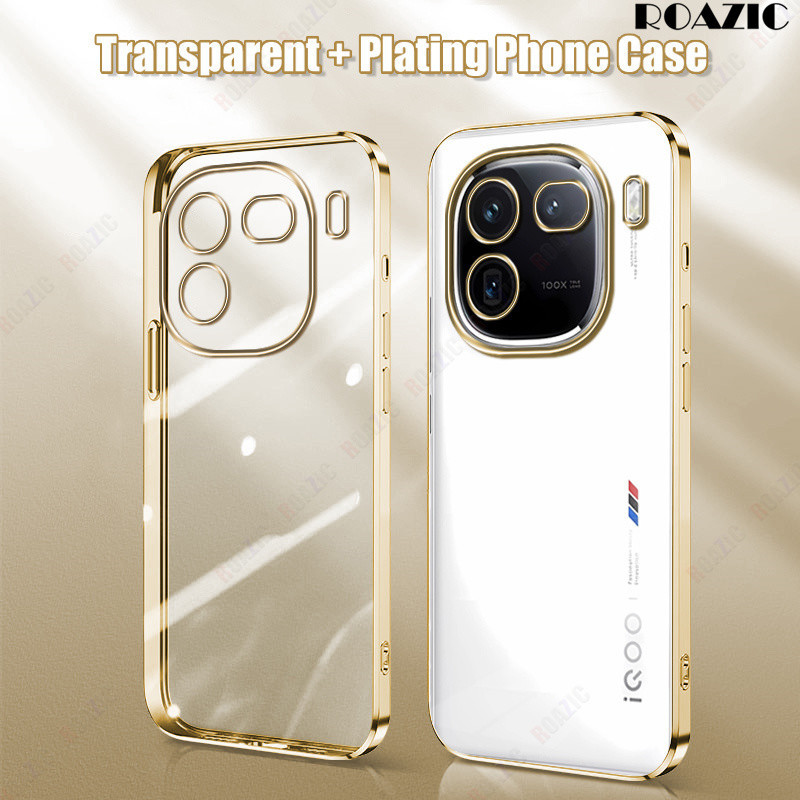เคสโทรศัพท์มือถือ ซิลิโคนนิ่ม ใส กันกระแทก หรูหรา สําหรับ VIVO IQOO 12 5G SY01