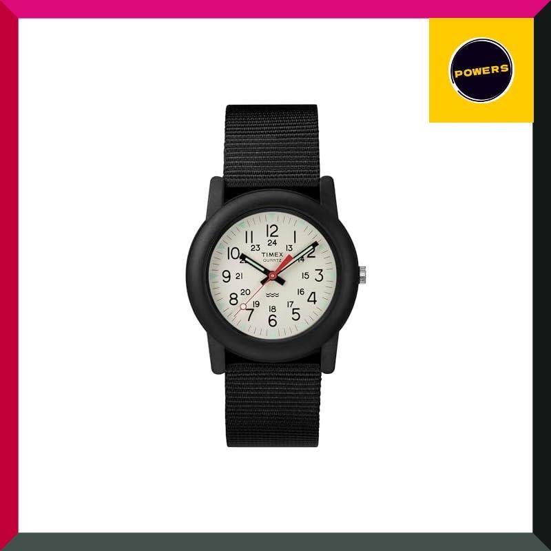 [TIMEX] Timex Camper 34mm Japan Limited Black Dial Resin Quartz 34MM Watch Brand TW2P59700