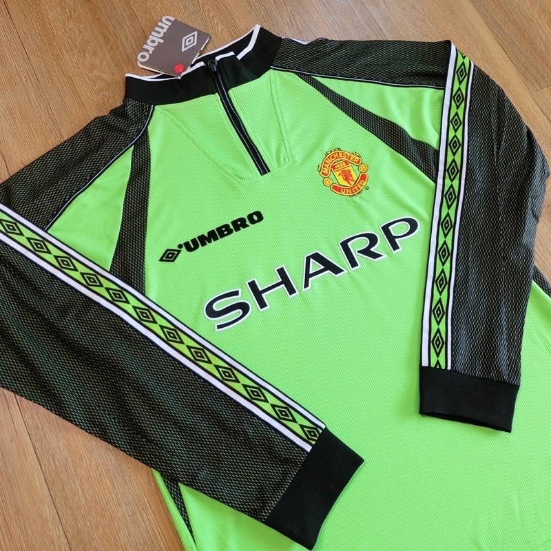 Manchester United 1998/99 Goalkeepers Vintage เสื้อโกลด์แมนยู เสื้อแมนยูย้อนยุค Schmeichel