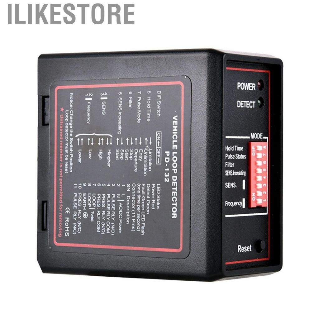 Ilikestore ตัวเปิดสิ่งกีดขวางที่ทนทาน 220 V 4.5 VA Smart Vehicle Loop Detector สำหรับรถยนต์