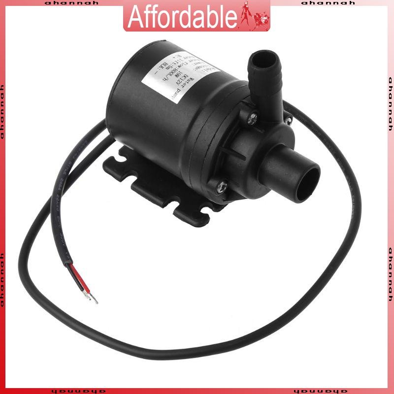 Ah พิเศษที่เงียบสงบ 12V 20W 800L H Flow Rate กันน้ําปั๊มไร้แปรง Mini Submersible Water Filter Fish Tank Fountain ปั๊ม