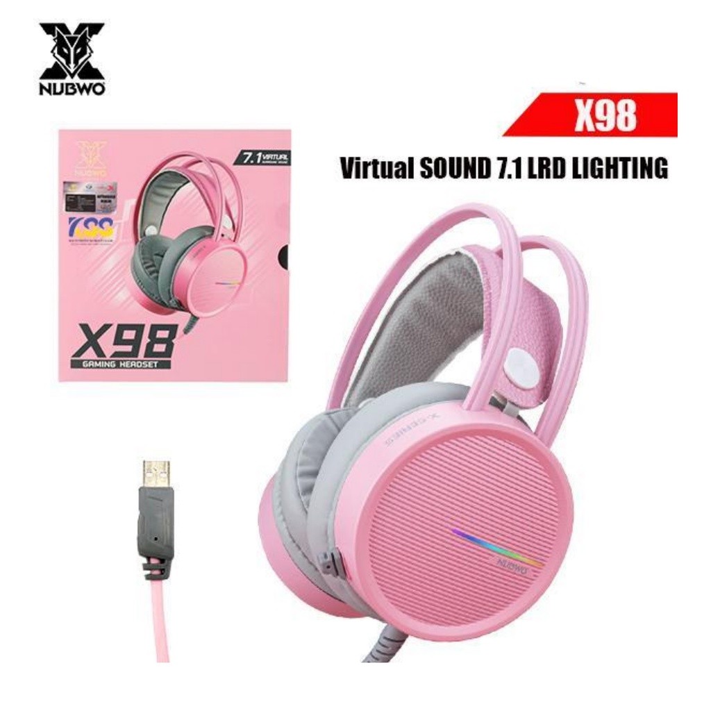NUBWO หูฟังเกมมิ่ง X98 / X99 X SERIES GAMING HEADSET 7.1 VIRTUAL SURROUND สำหรับเล่นเกมส์โดยเฉพาะ