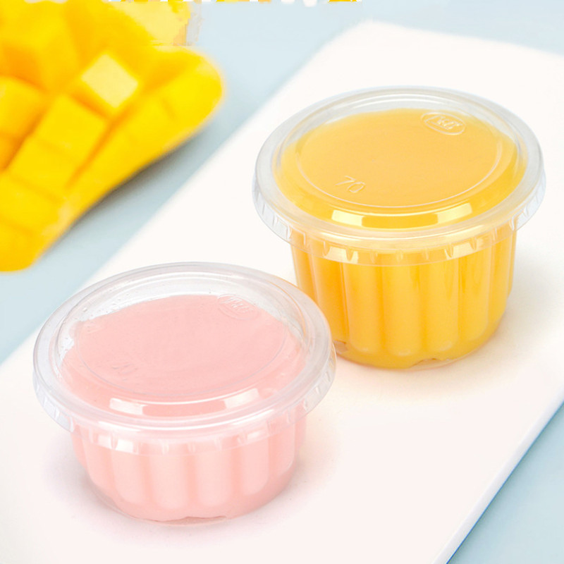 Disposable Pudding/yogurt Cup 5oz Dessert Cup/ Pudding Cup with Lid